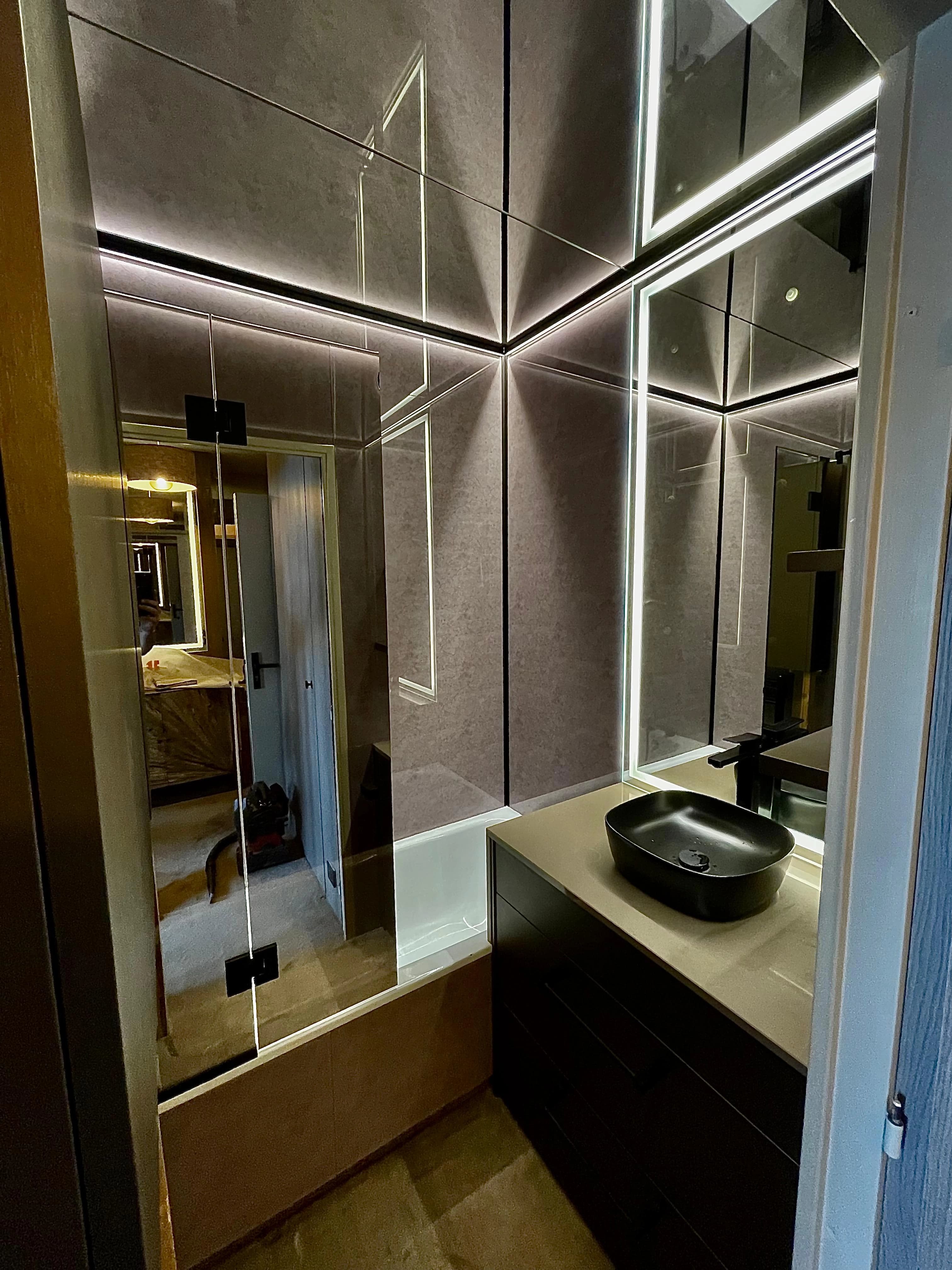 Salle de bain miroir